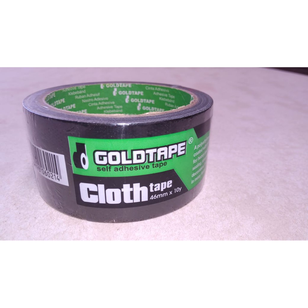 

LAKBAN HITAM-ISOLASI HITAM-GOLD TAPE-46MMX10 YARD