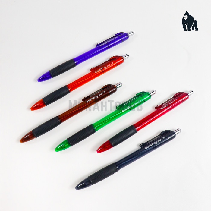 

Menakjubkan [12 Pcs] Pulpen Pen Faster C6 Extra Fine / Ballpoint Cetek Hitam Biru Diskon