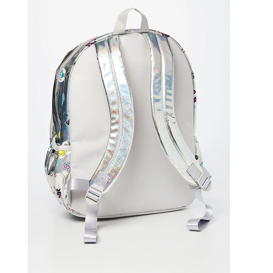 Paling Diminati Justice Girls Holo Sticker Pocket Backpack & Wristlet - Tas Ransel Anak Perempuan (S