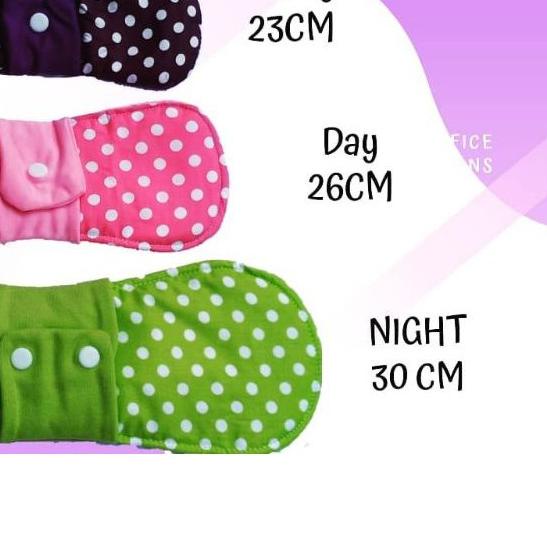 ♙ Pembalut Kain Menspad Azza isi 6 pcs Pembalut Kain Pembalut Cuci Ulang ♠