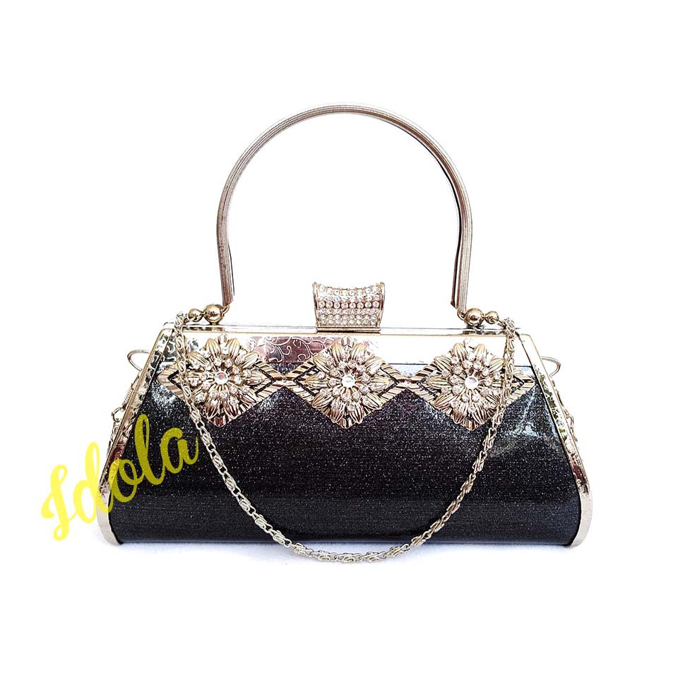 Idolabags - Tas Pesta Wanita Cantik Diamond Import Terbaru Tas Bahu Cewek Kondangan Berkualitas