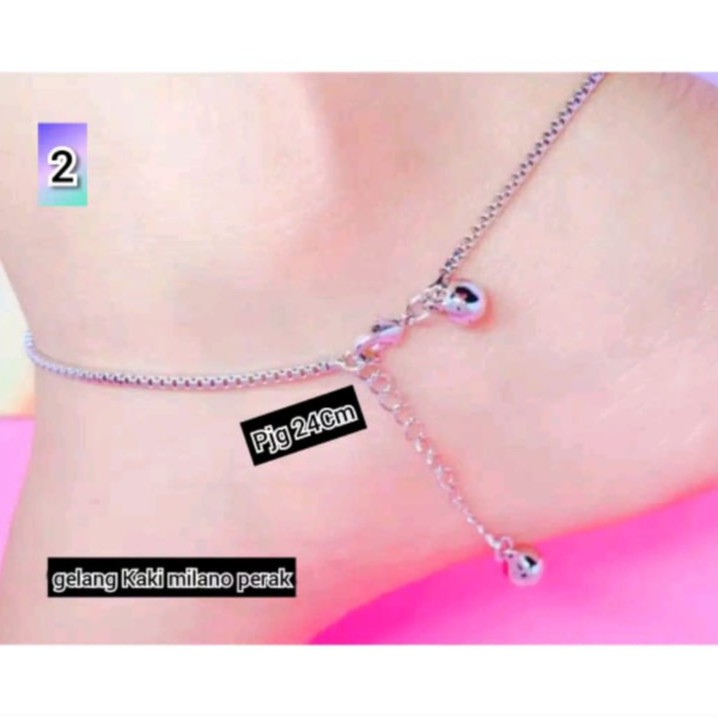 GELANG KAKI TITANIUM DEWASA MILANO XUPING