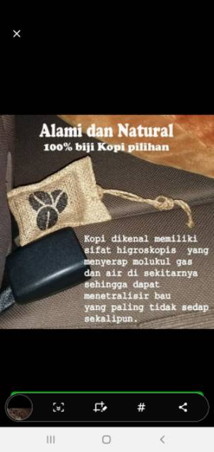 PARFUM MOBIL KOPI BALI ORIGINAL / PEWANGI KENDARAAN CAR COFFEE PARFUME