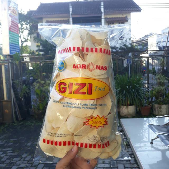 

Keripik Kentang Gizi Food Oleh-oleh Khas Batu ukuran 250 gr