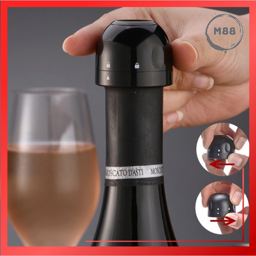 MARKAS88 Tutup Botol Wine Serbaguna Champagne Stopper Vacuum Sealer Bottle Cap Anti Tumpah dan Bocor