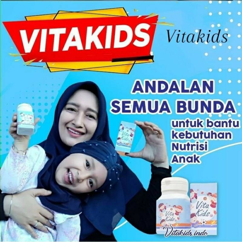 

Vitakids Protein Penambah Nafsu Makan Herbal 100% Original Nutrisi Vitamin Anak