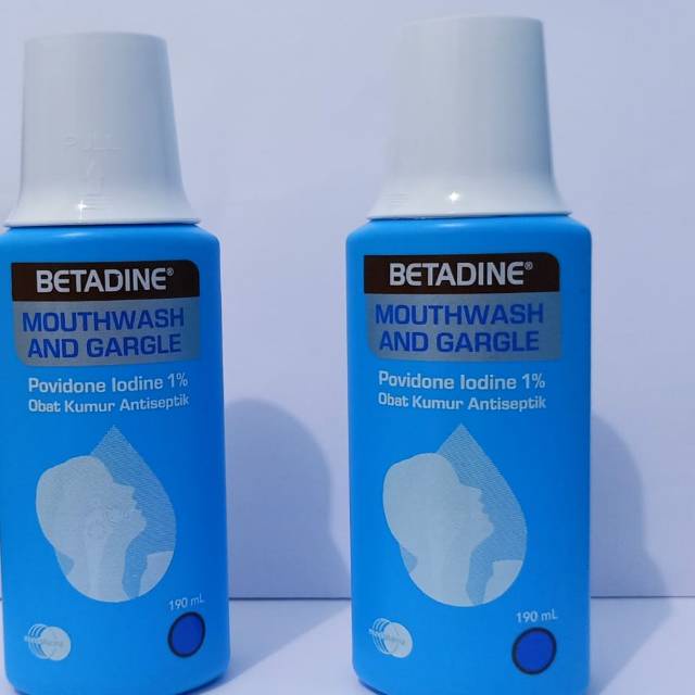 Betadine Kumur Mouthwash and Gargle 190 ml