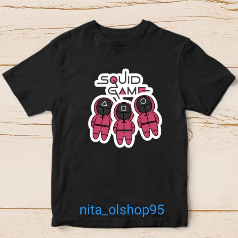 baju squad game kaos anak karakter terlaris