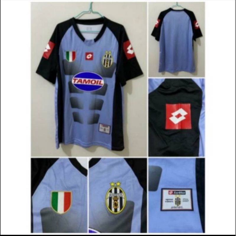 RETRO JERSEY JUVENTUS GK TAMOIL SEASON 2002/03 NEW -GRADE ORI