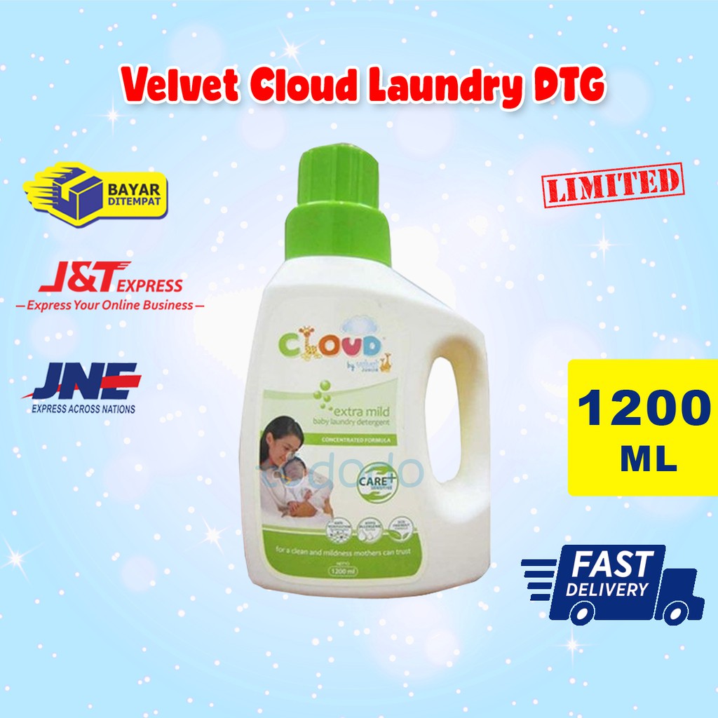 Velvet Cloud Laundry DTG 1200 Ml - Sabun Pencuci Pakaian