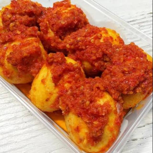 

Telur balado isi 6 / telur bulat balado