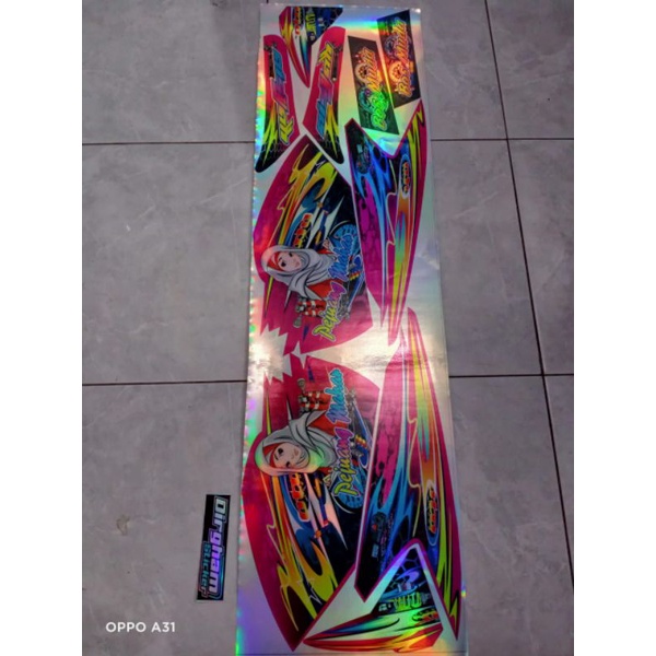 striping hologram Vixion old