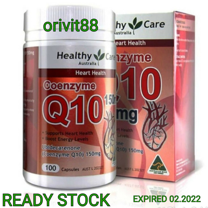 HEALTHY CARE COQ10 COENZYME Q10 150MG 100 KAPSUL Termurah