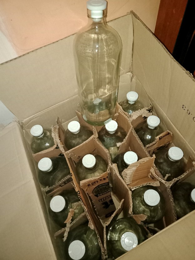 Botol Bensin 1 Liter  /  Botol Kaca Bening Bolles Botol Botol  Jamu / Bensin 1 Liter  1000 Ml Gosend