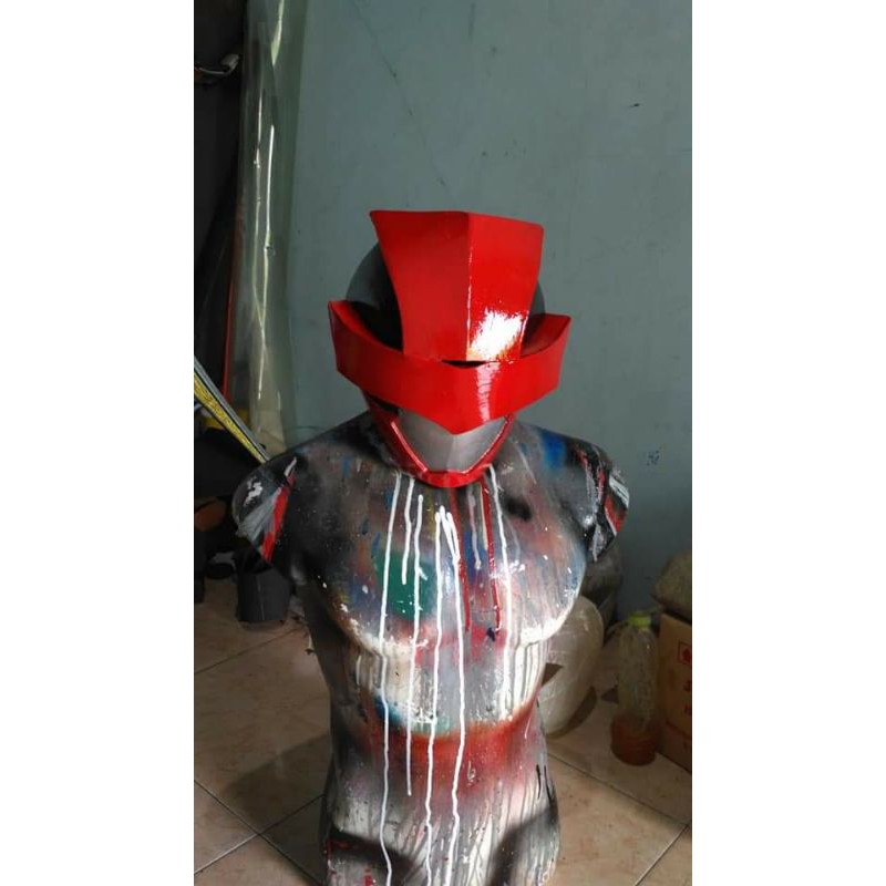Helm Power Ranger Merah (Lupin Red)