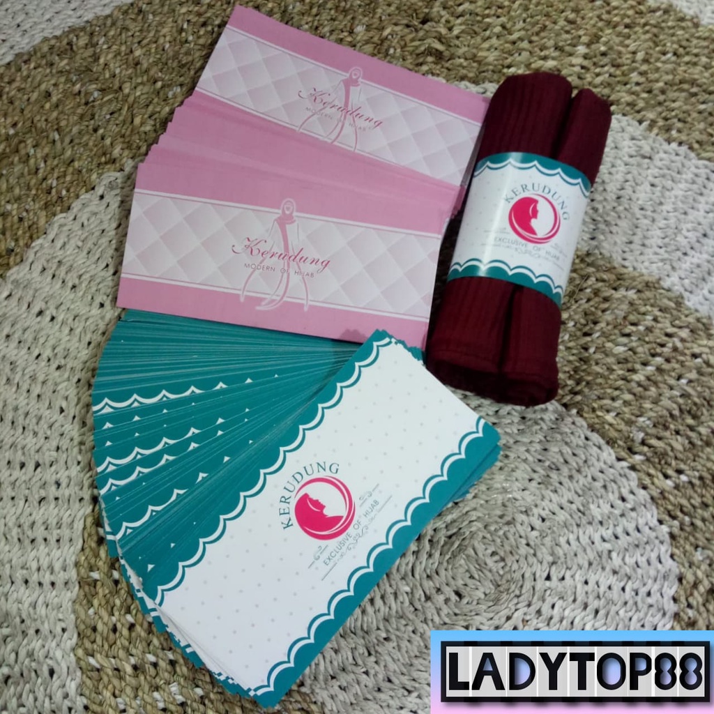 ROLL HIJAB / ROLLER HIJAB / LABEL HIJAB / ROLL KERUDUNG MODERN / (Minimal Order 100pcs)