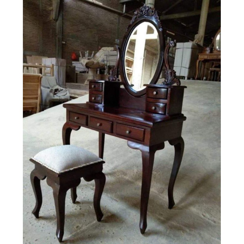 Meja Rias Kartini Jati Asli