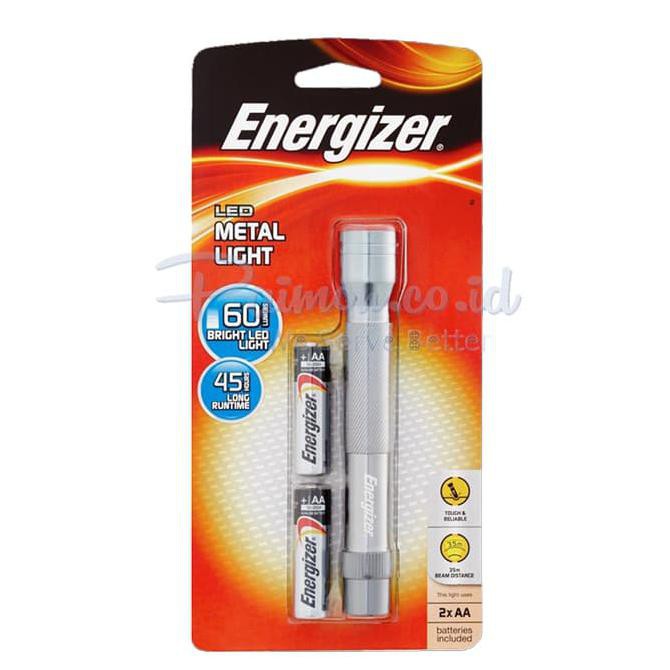 Diskon Senter Led Metal Energizer Terbaru