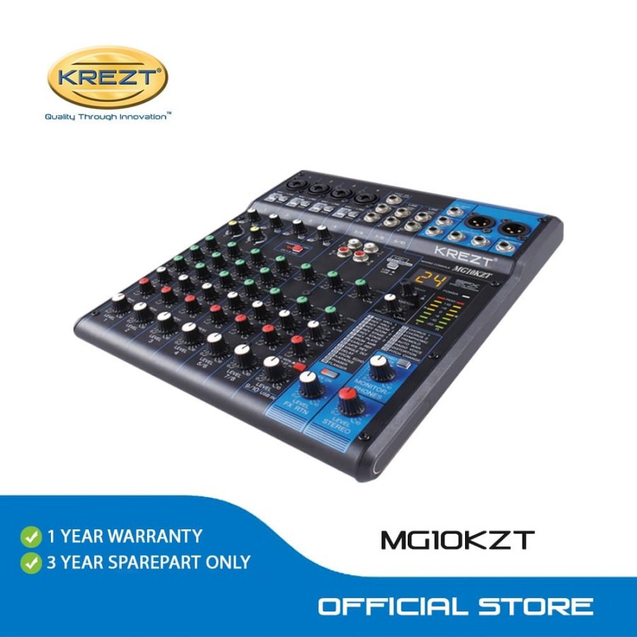 PROFESSIONAL AUDIO MIXER KREZT MG10 KZT