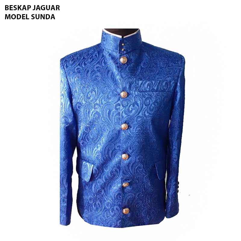 Beskap Solo Jaguar Mewah Bertekstur Tersedia ukuran Jumbo Big Size