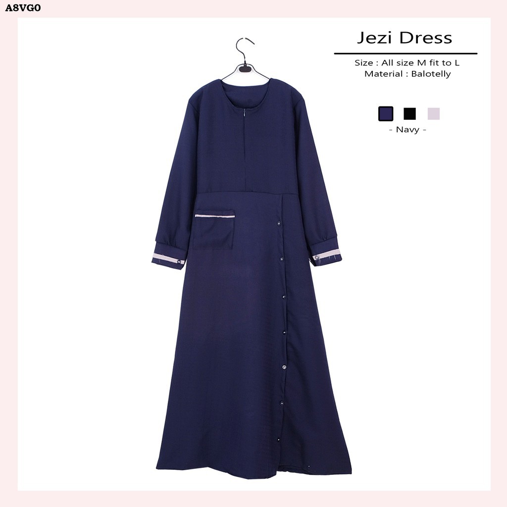 Promo Jezi Dress    Mininos Outfit Hijab Limited