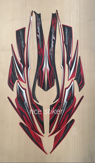 STIKER STRIPING SCORPIO Z TAHUN 2010