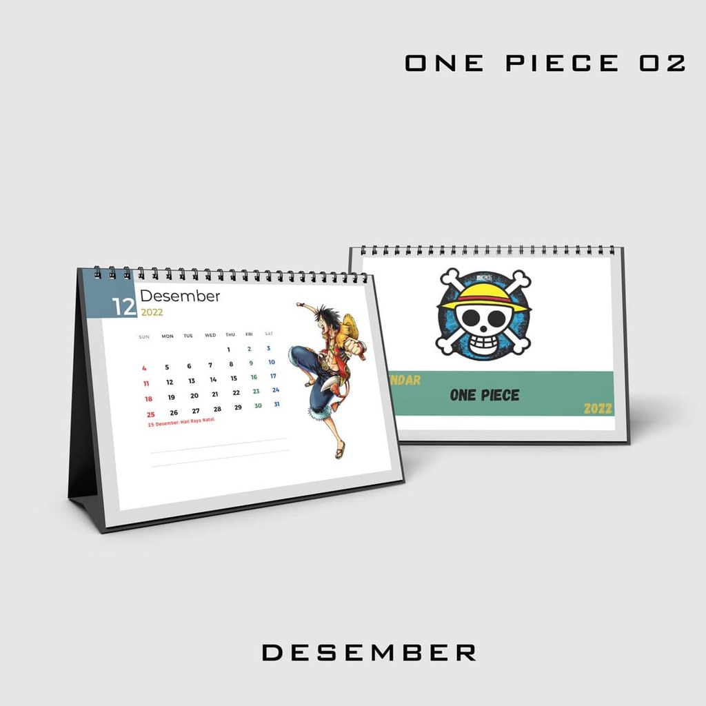 

kalender meja duduk one piece 2022 kalender gambar anime one piece terbaru murah
