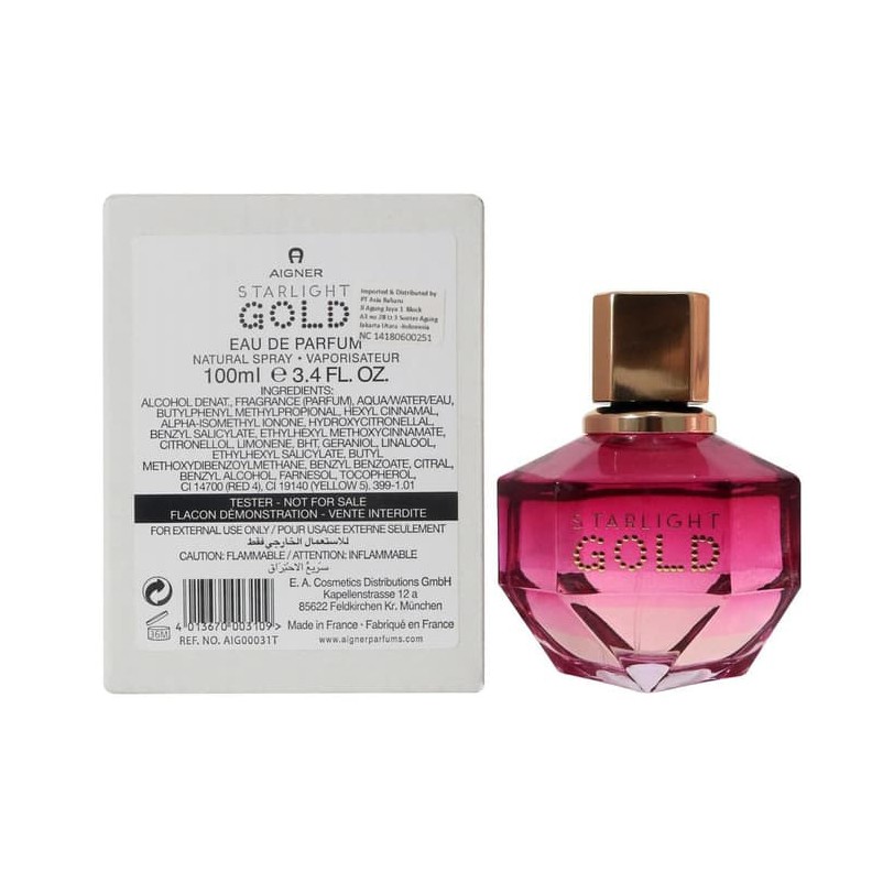Parfum Original Aigner Starlight Gold Tester