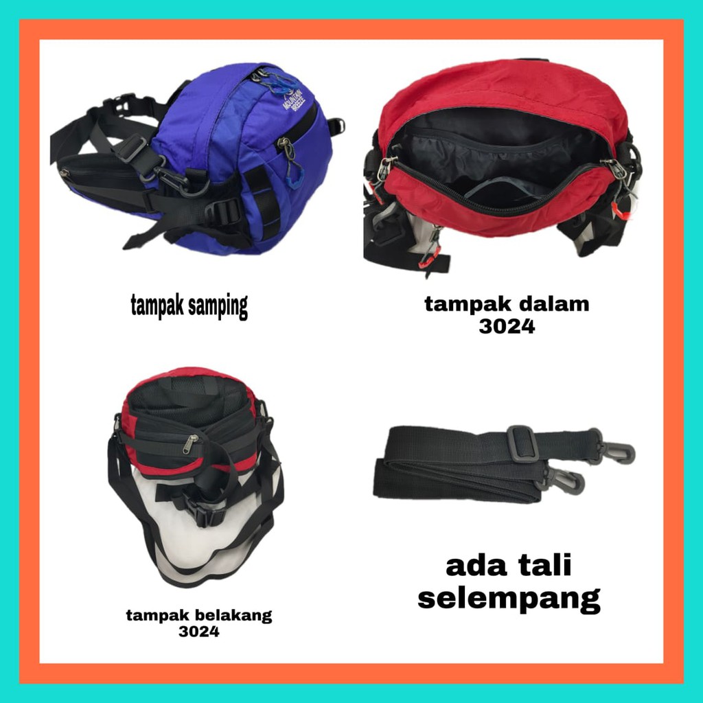 TAS IMPORT SELEMPANG LAKI Tas Pria TERBARU MOUNTAIN BREZEE - 3024 -SELEMPANG IMPORT