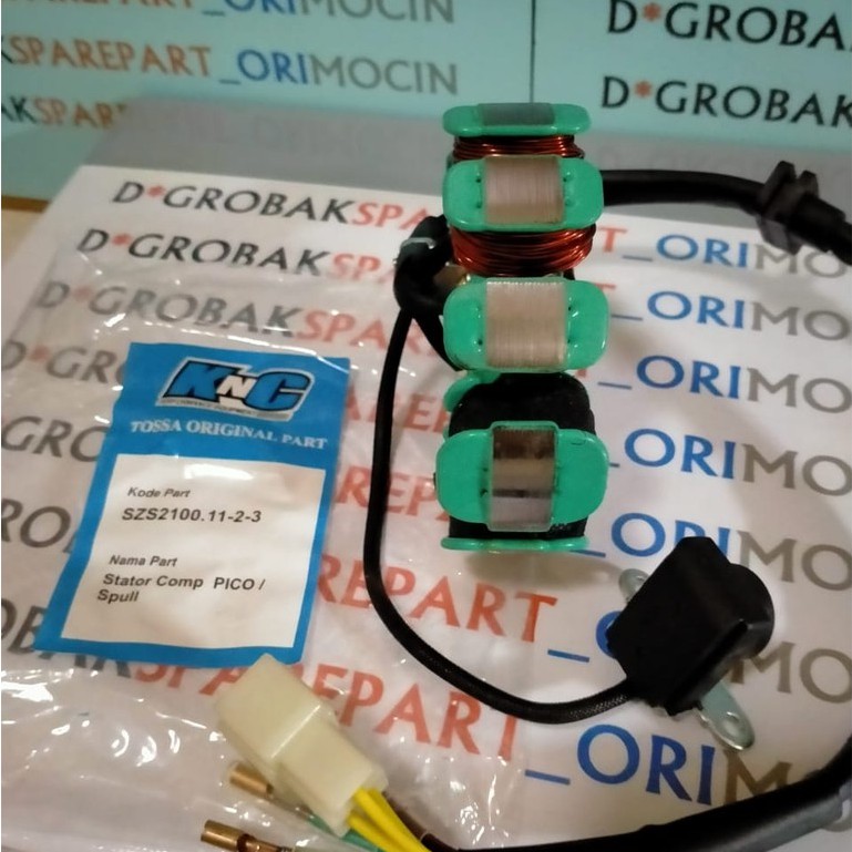 Spul Pengapian, Stator Comp R3 Tossa PICO non Kopling, Original KnC