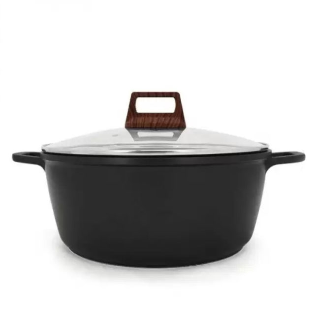 Cyprus Pot Panci Sup Die Cast PI-0808 [28 cm] - Hitam