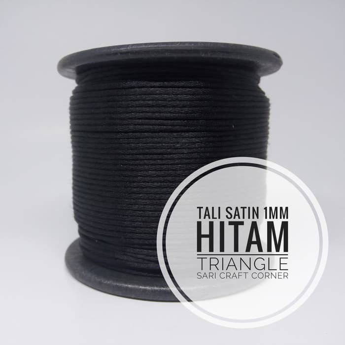 Tali Cina Satin 1mm hitam