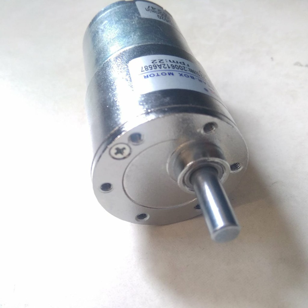 Motor GearBox DC 12V 22 - 5000 rpm ( ZGB37RG 22i)