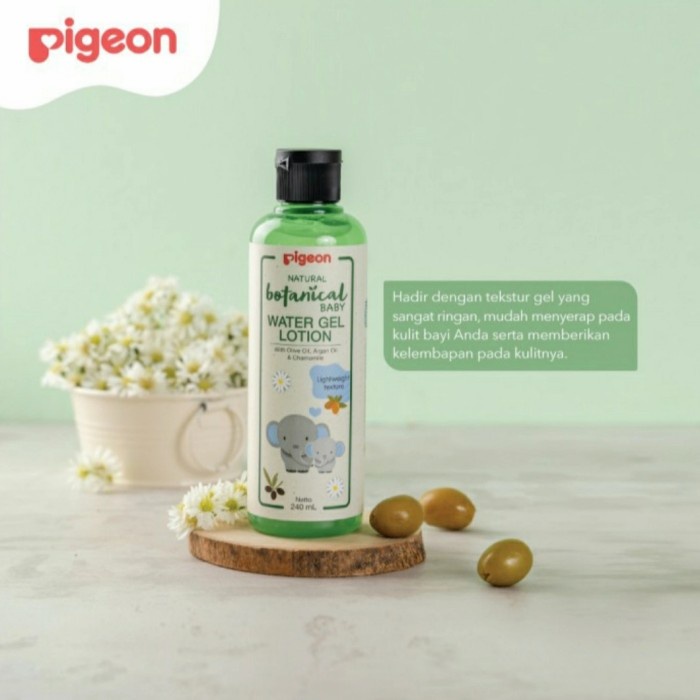 PIGEON Natural Botanical Baby Water Gel Lotion 240ml Pelembab Bayi