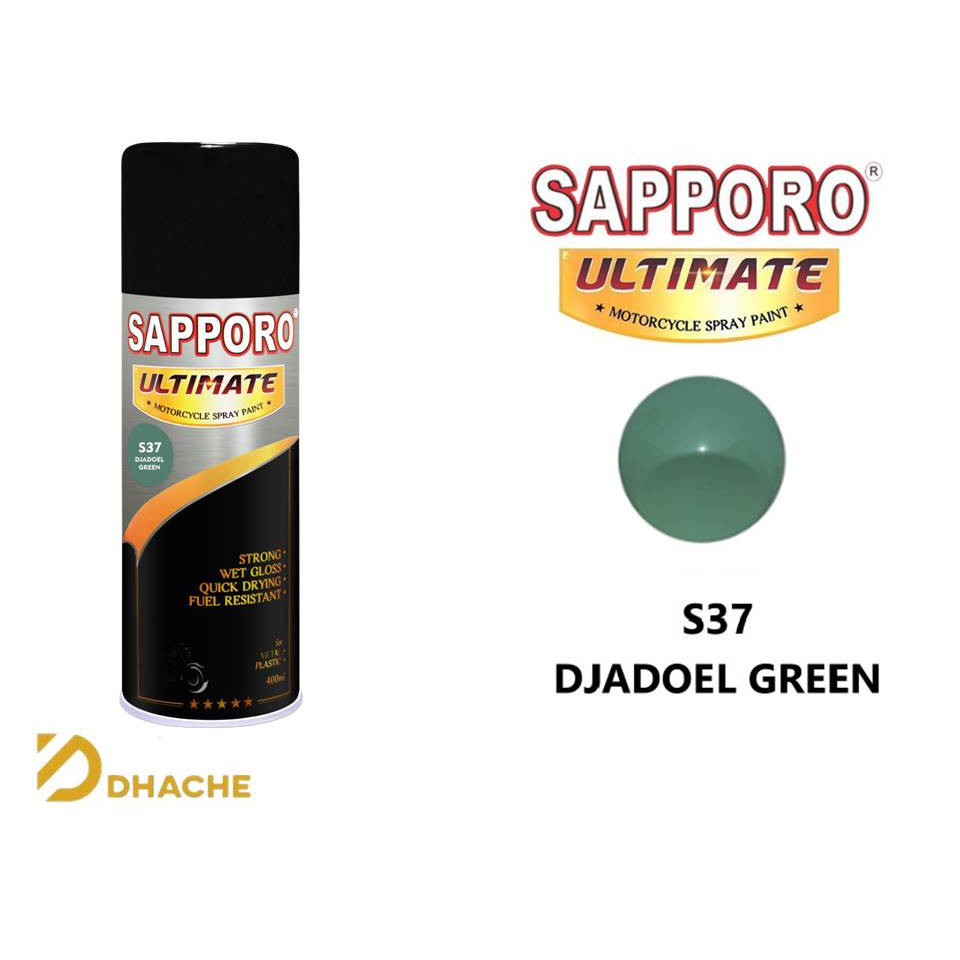 Cat Pilox Sapporo Ultimate S37 Djadoel Green Warna Hijau 400 ml