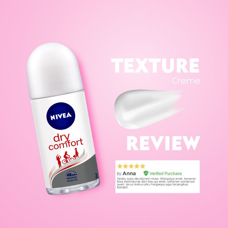 NIVEA DEODORANT DRY COMFORT ROLL ON