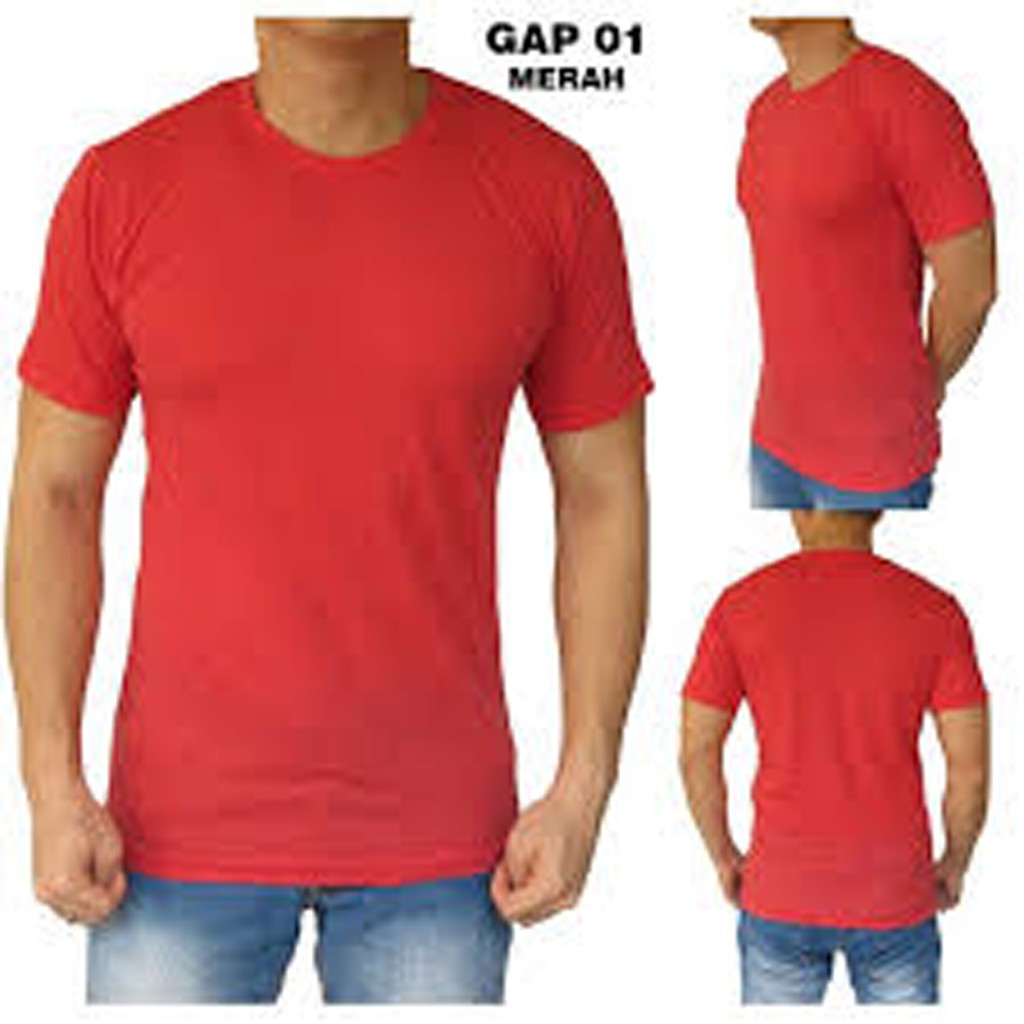 Kaos oblong polos katun Lengan Pendek GAP TSHIRT  COTTON 100 %