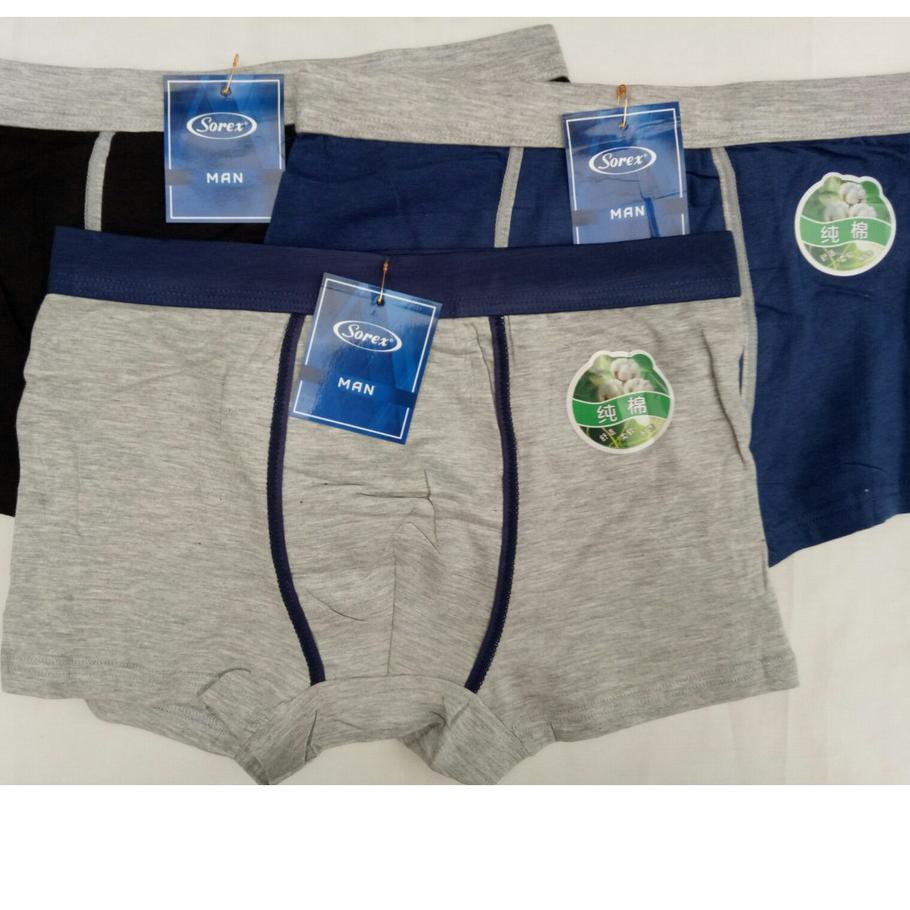 □ Murah □ CSU Celana dalam (cd) pria boxer Sorex 3708 .