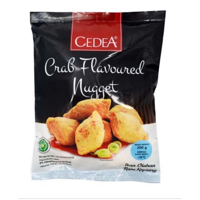 

CEDEA NUGGET KEPITING 200GR Crab Nugget