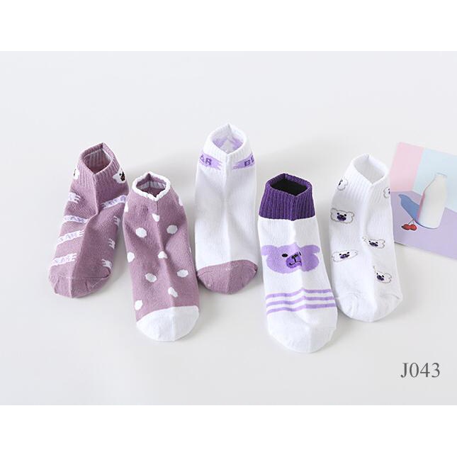 KAOS KAKI PURPLE BEAR J043