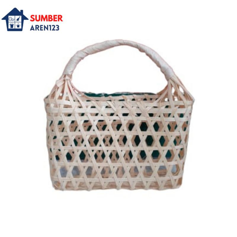 Tas Jingjing Bambu Tas Anyaman Bambu Tas Oleh Oleh Tas Bambu Mini