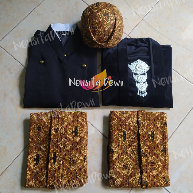 Baju Couple / Baju Prewed Adat Jawa - Solo, Motif Sidomukti