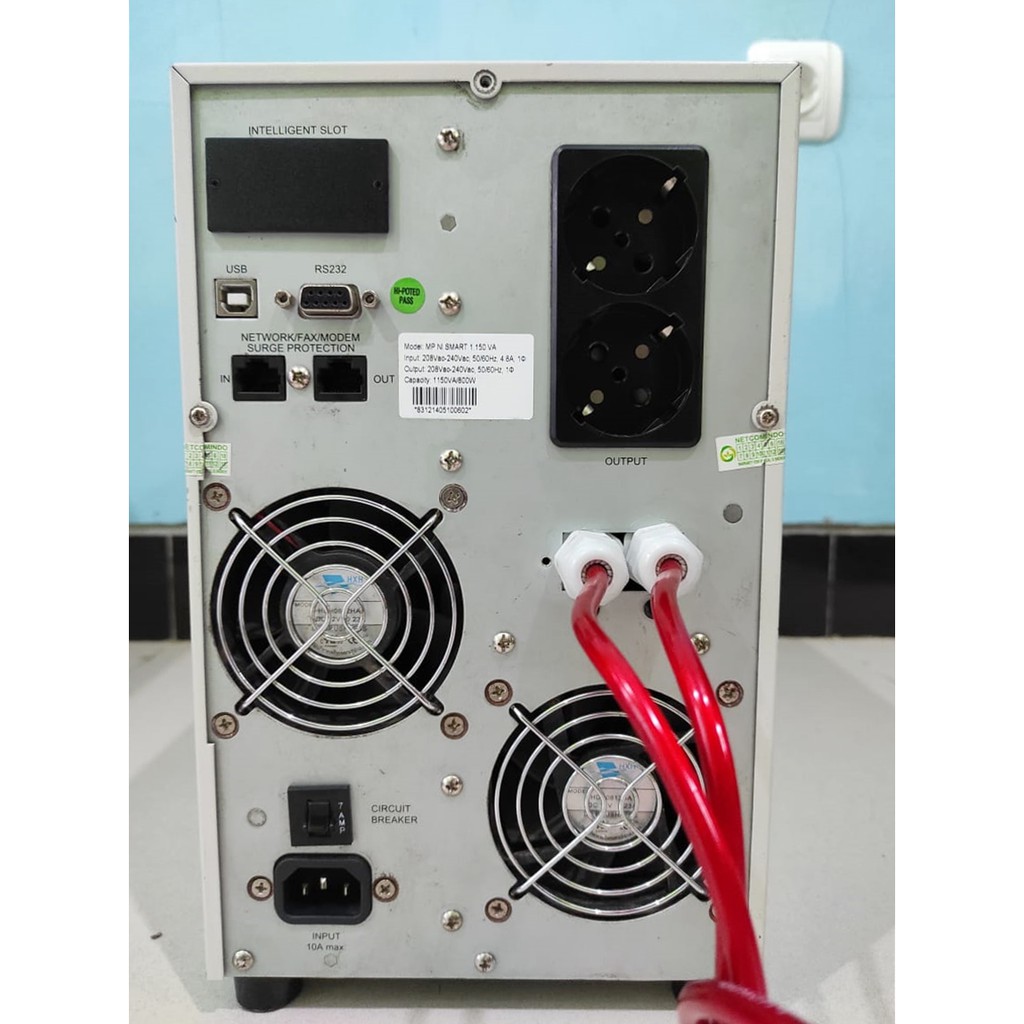 UPS Modifikasi Aki External Laplace MPNI Smart 1150VA 800Watt PSW 36V