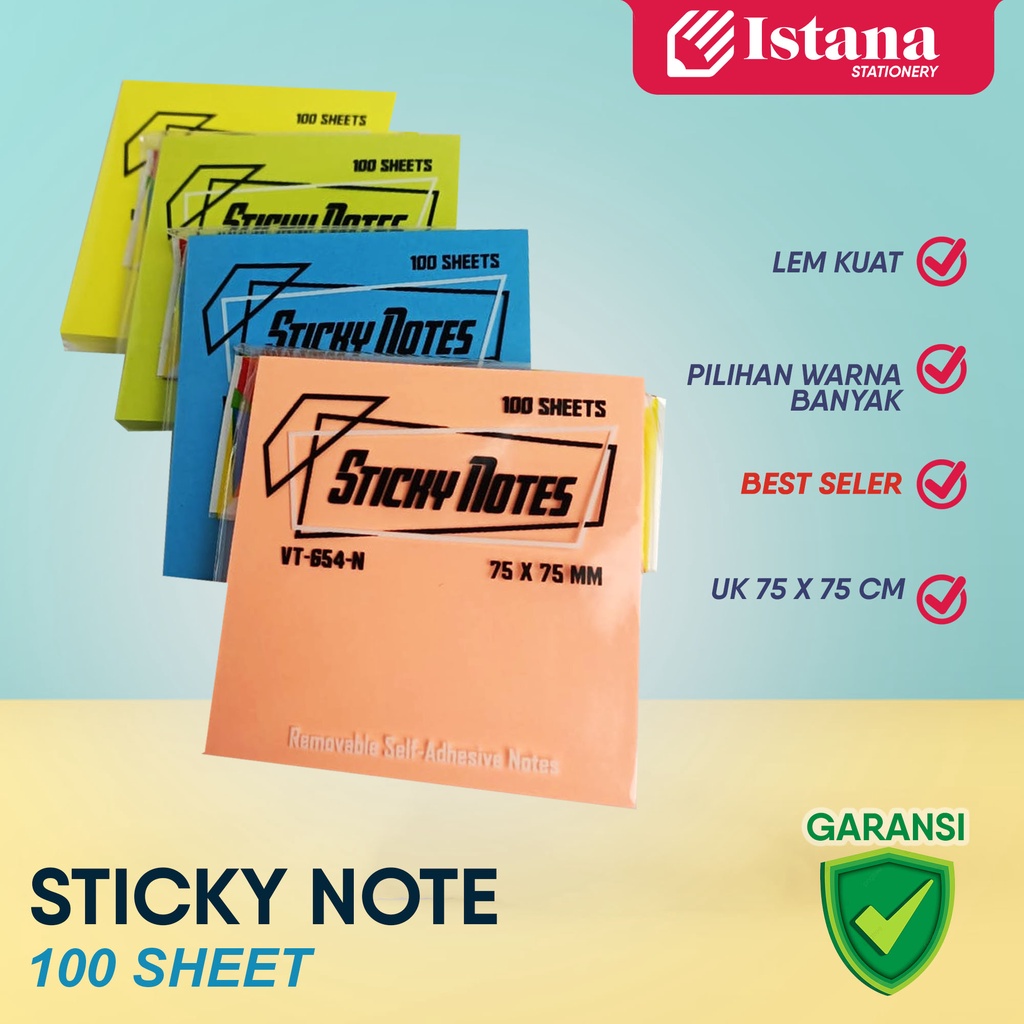 

[TERLARIS] POST IT VT-654 N STICKY NOTE