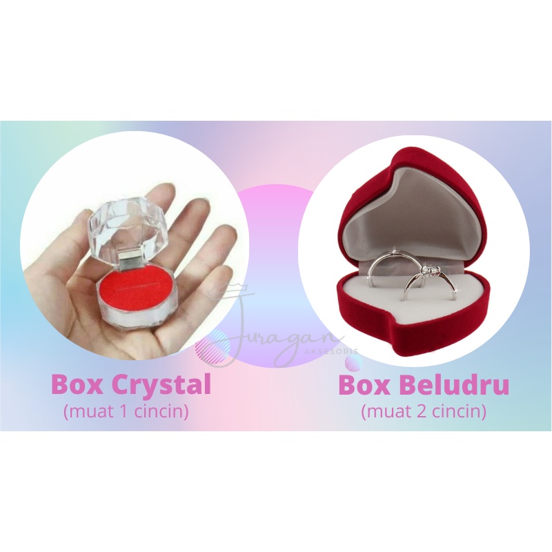 [HIGH QUALITY] Cincin Couple Ukir Nama R01 Titanium Anti Karat Anti Hitam + BONUS Gelang