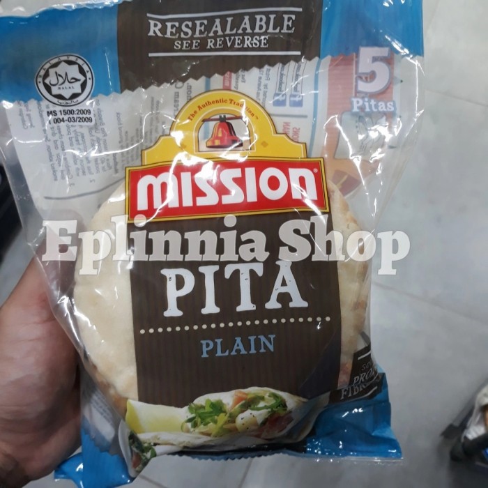 

Mission Pita Plain 5's 400 gr - Roti Pita