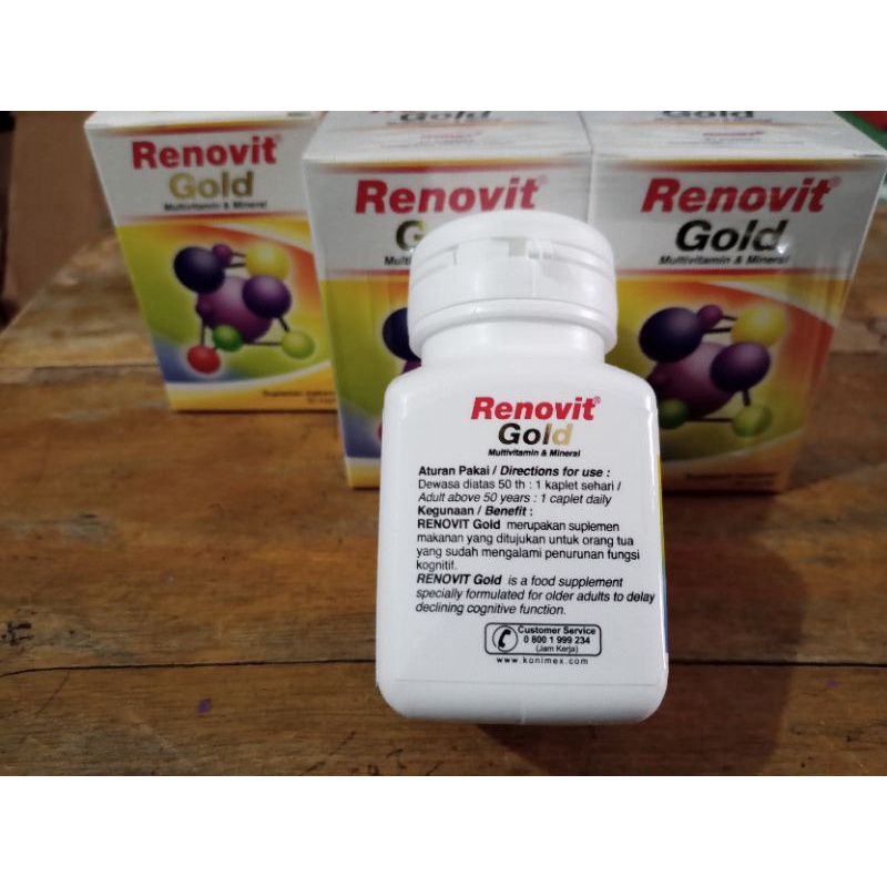 RENOVIT GOLD BOTOL ISI 30 TABLET - ED 05/2025