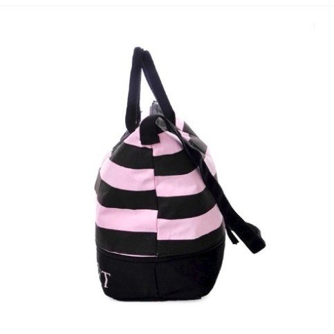 TAS WANITA TOTE BAG  VICTORIA'S SECRET EXPANDABLE STREAP PINK BLACK TAS #4008