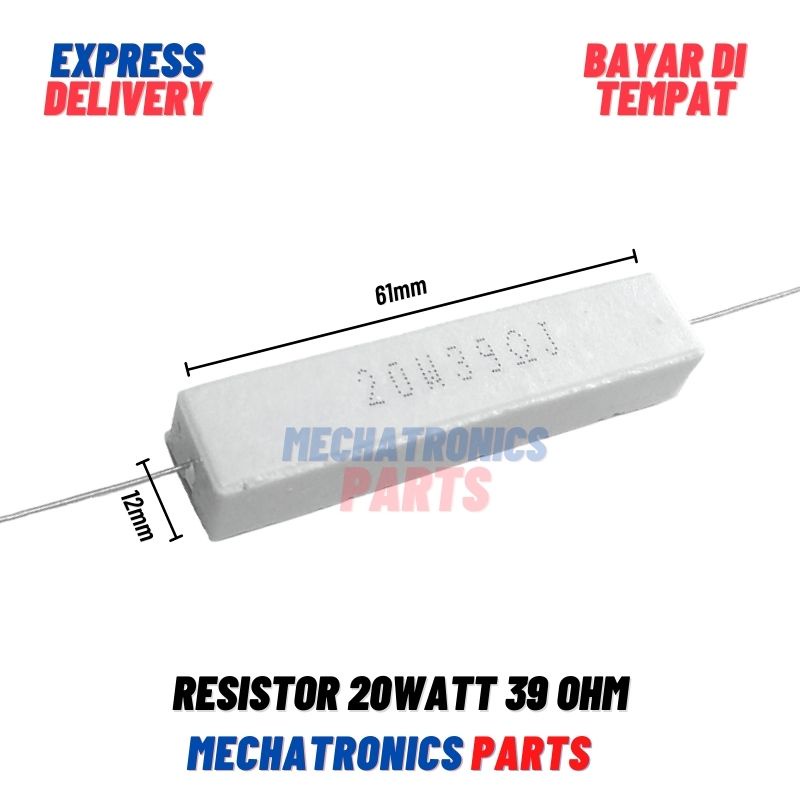 [PAS-9360] RESISTOR 20WATT 39OHM