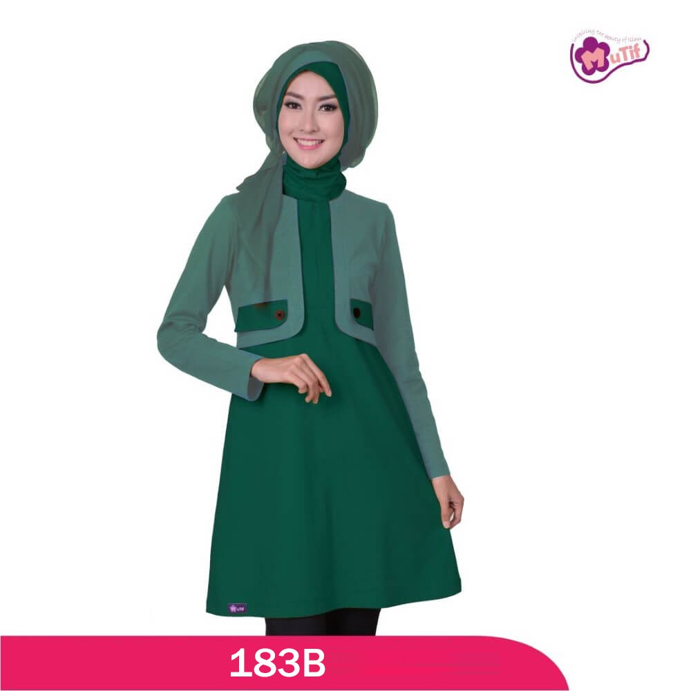 Baju Muslim Mutif - Baju Tunik - Busana Muslim Wanita